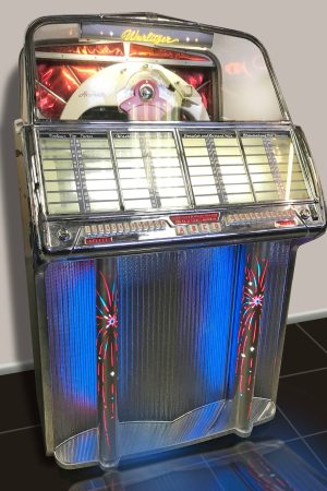1955 Wurlitzer’s 1800 Vinyl Jukebox for sale in Australia